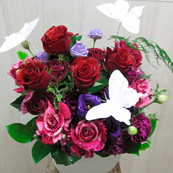 結婚記念日 花