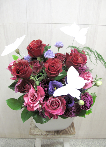 開店祝いの花　花事例00023