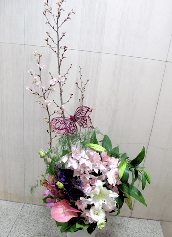 結婚記念日のお祝い花　花事例00026