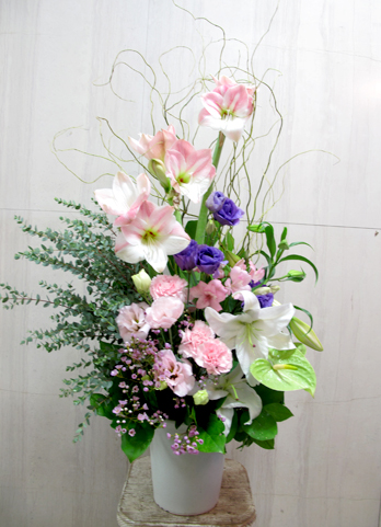 公演祝いの花　花事例00036