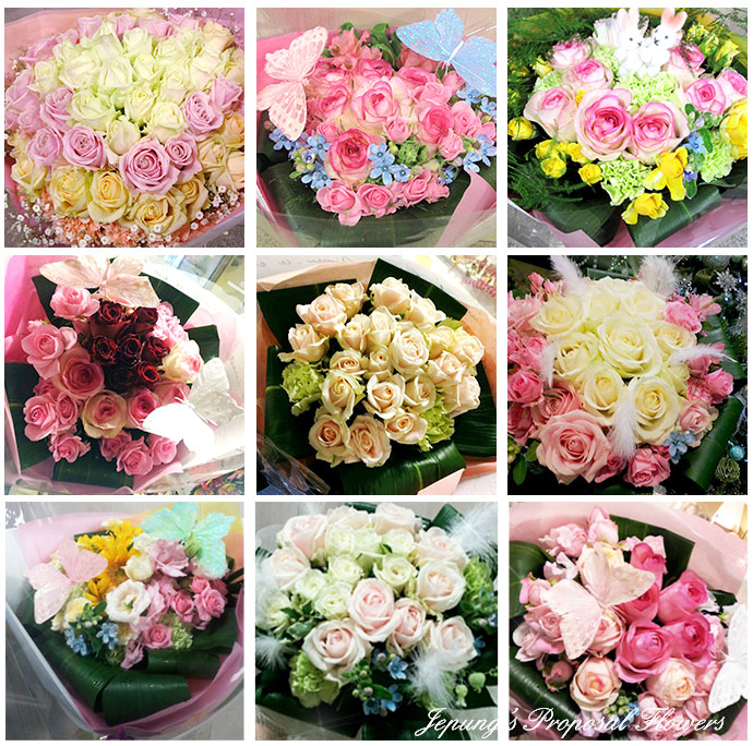 プロポーズに花束を 花束 フラワーギフト 東京目黒の花屋 Jepung ジュプン